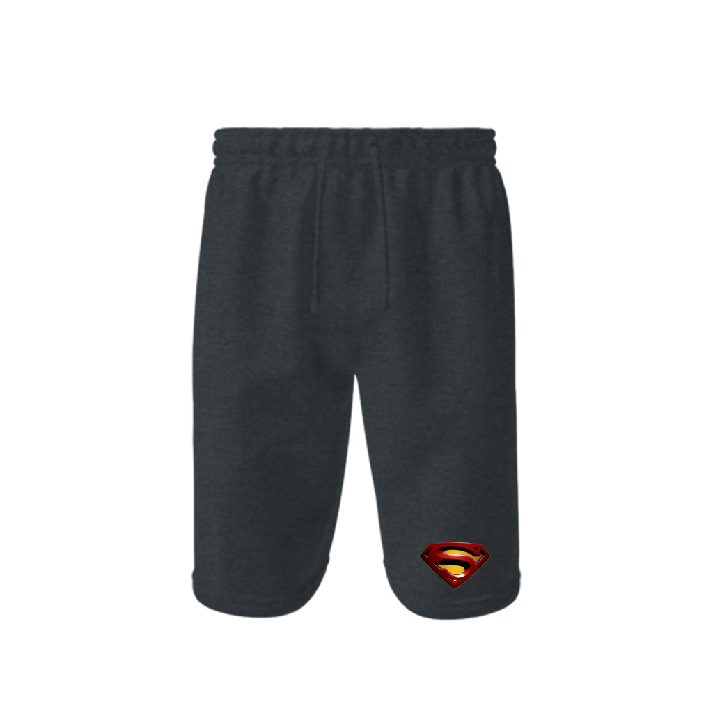 Men's Superman Superhero Athletic Fleece Shorts