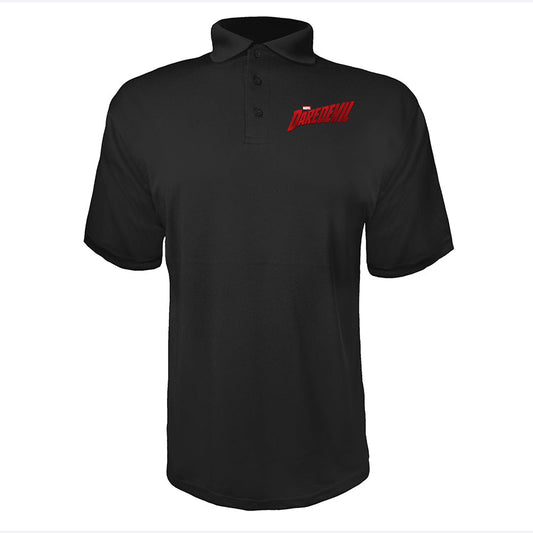 Men's Daredevil Marvel Superhero Polyester Polo