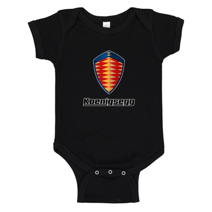 Koenigsegg Car Baby Romper Onesie