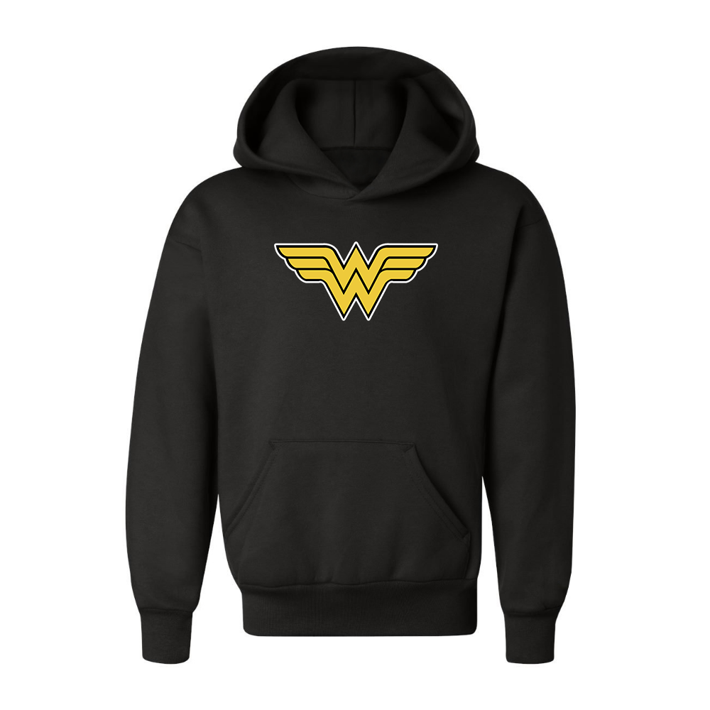 Youth Kids Wonder Woman Superhero Pullover Hoodie