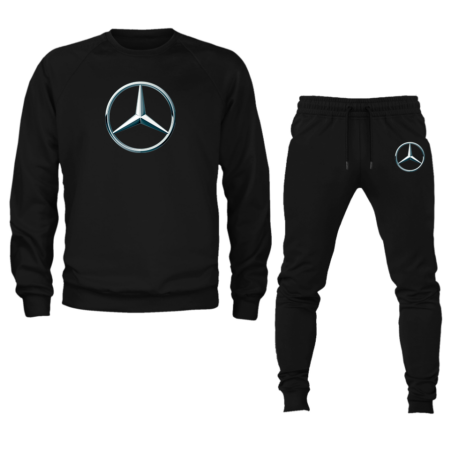 Men's Mercedes-Benz New Car Crewneck Sweatshirt Joggers Suit