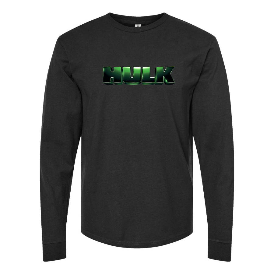 Youth Kids The Hulk Marvel Superhero Long Sleeve T-Shirt