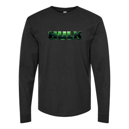 Youth Kids The Hulk Marvel Superhero Long Sleeve T-Shirt
