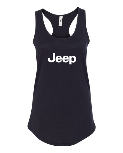 Women's Jeep Car Racerback Tank Top