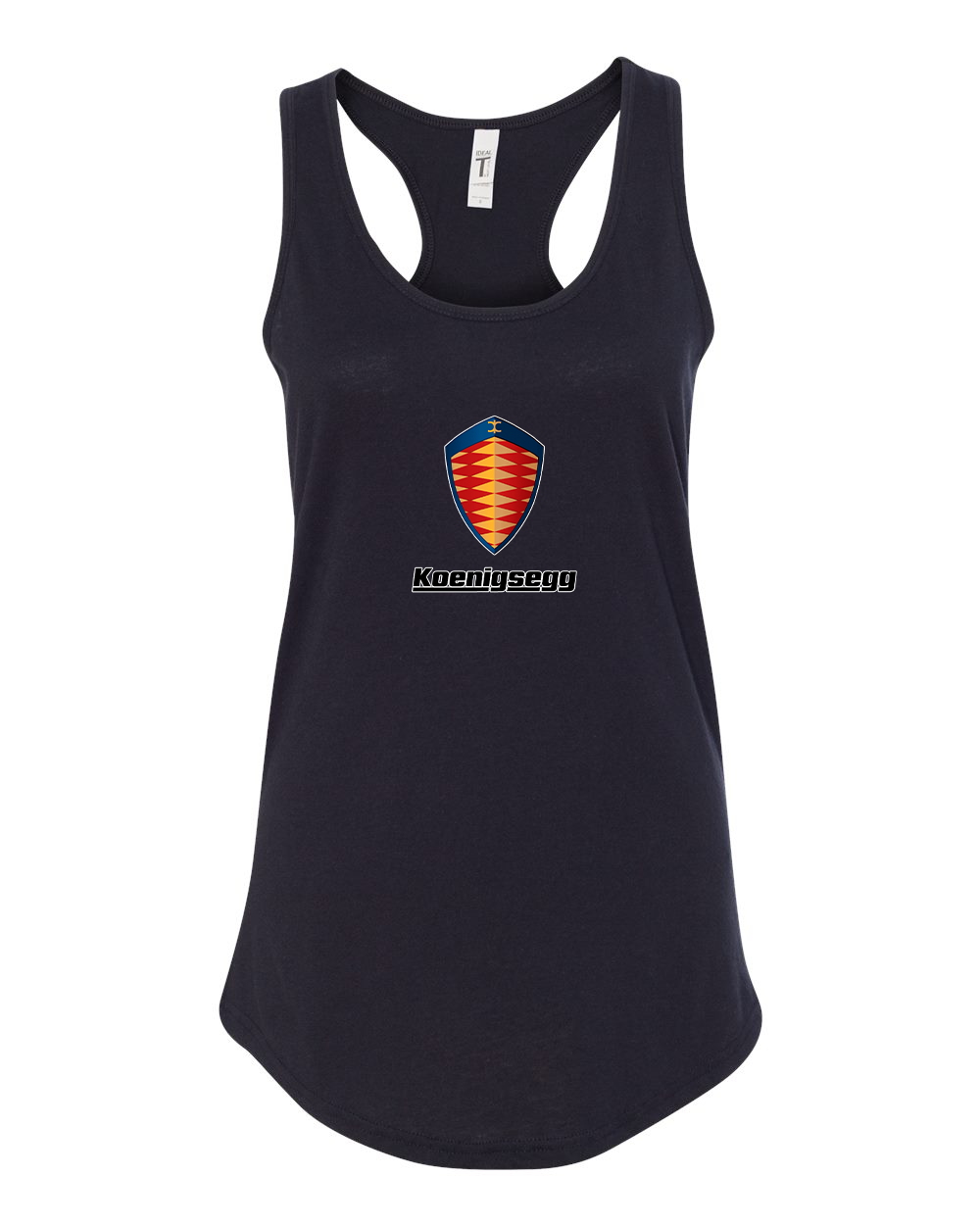 Women's Koenigsegg Car Racerback Tank Top