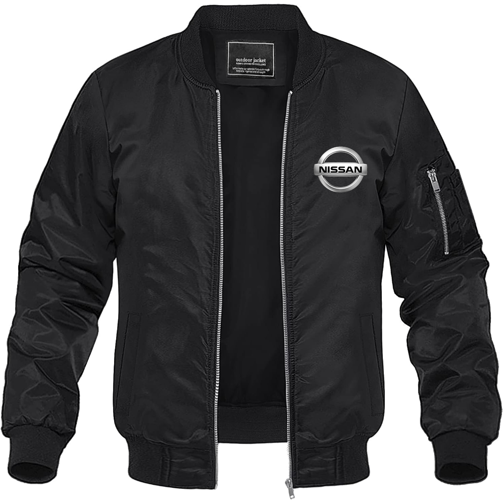 Men’s Nissan Motorsport  Car Lightweight Bomber Jacket Windbreaker Softshell Varsity Jacket Coat