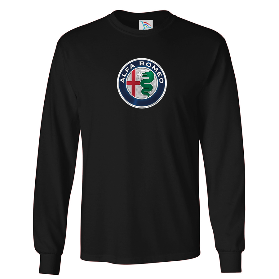 Men's Alfa Romeo Car Long Sleeve T-Shirt