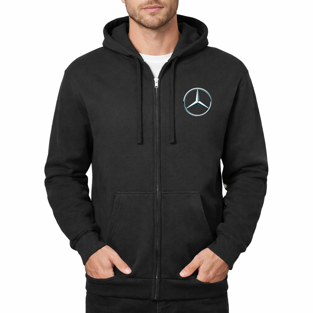 Men's Mercedes-Benz New Car Zipper Hoodie
