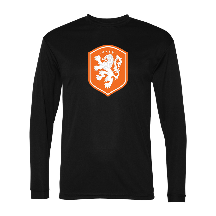 Men’s Netherlands National Soccer Team - C2 Sport - Performance Long Sleeve T-Shirt - 5104