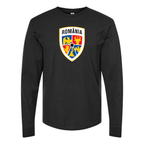 Men's Romania National Soccer Team Long Sleeve T-Shirt
