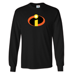 Youth Kids The Incredibles Cartoon Long Sleeve T-Shirt
