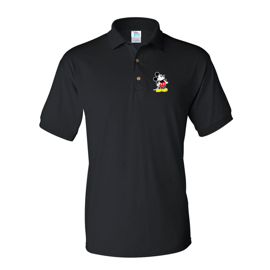 Men's Mickey Mouse Cartoon Dry Blend Polo