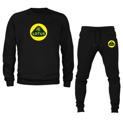 Men’s Lotus Car Crewneck Sweatshirt Joggers Suit