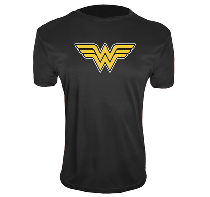 Youth Kids Wonder Woman Superhero Performance T-Shirt
