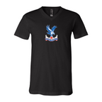 Men’s  Crystal Palace F.C - BELLA + CANVAS - Jersey V-Neck Tee - 3005