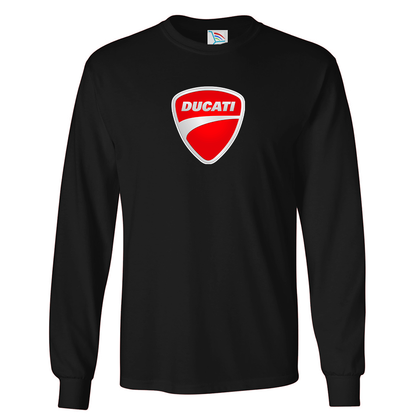 Men’s Ducati Motorcycle Long Sleeve T-Shirt