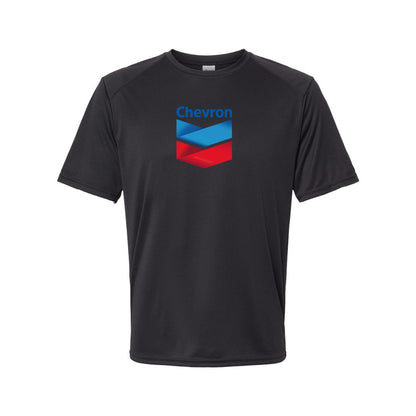Men's Chevron Gas Station  Polyester T-Shirt