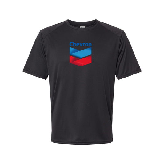 Men's Chevron Gas Station  Polyester T-Shirt