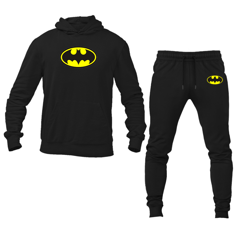 Men's DC Comics Batman Superhero Hoodie Joggers Set