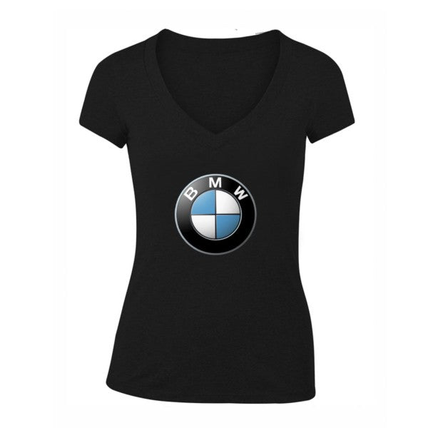 Women's BMW Motorsports Car V-Neck T-Shirt