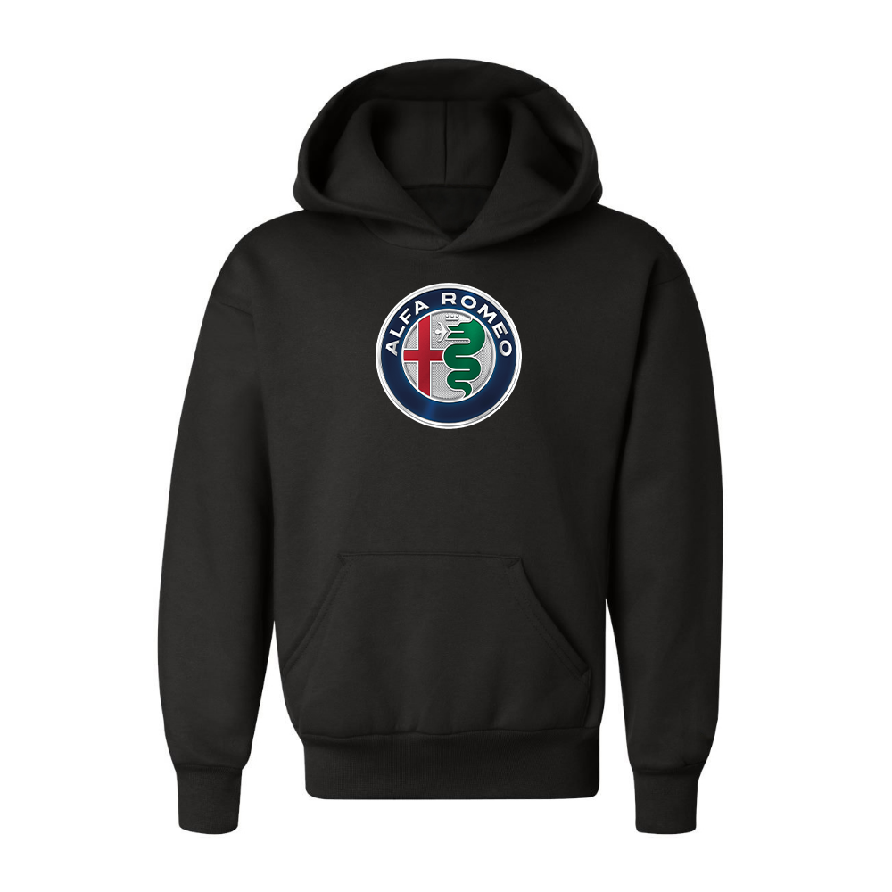 Youth Kids Alfa Romeo Car Pullover Hoodie