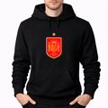 Men's Spain Red Logo National Soccer Team Pullover Hoodie
