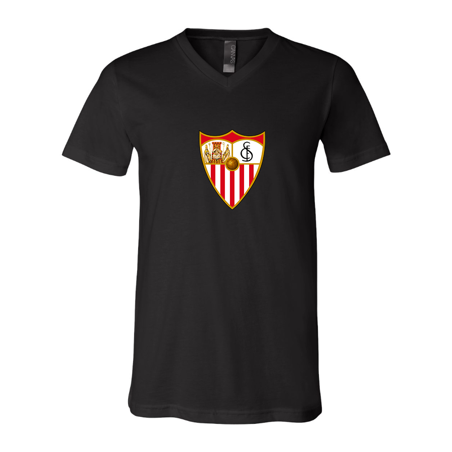 Men’s  Sevilla FC - BELLA + CANVAS - Jersey V-Neck Tee - 3005