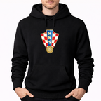 Men's Croatia National Soccer Team Pullover Hoodie