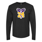 Youth Kids Kobe Bryant Mamba 24 Long Sleeve T-Shirt