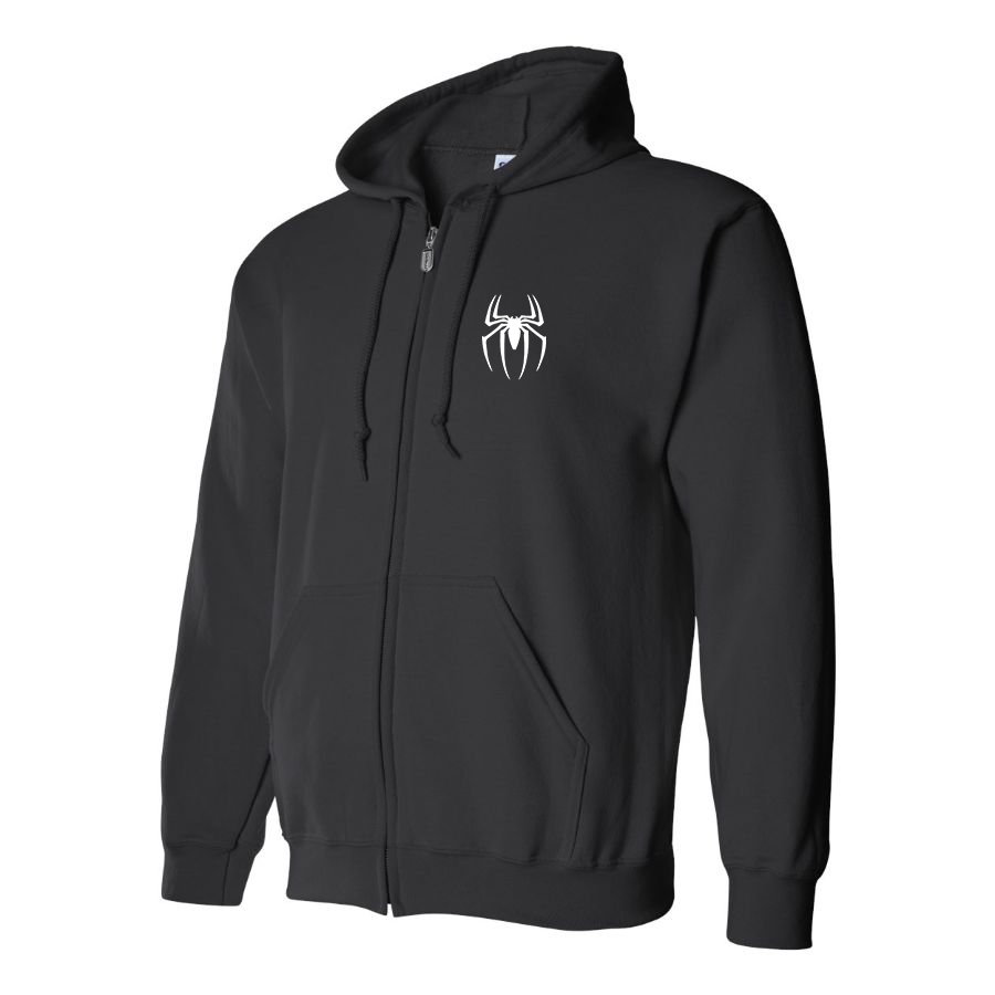 Men's Spiderman Marvel Avengers Superhero  Zipper Hoodie