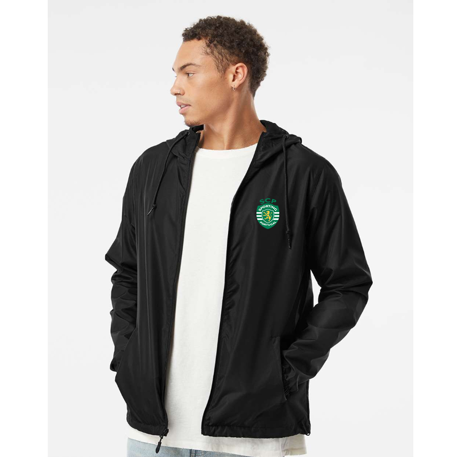 Men’s Sporting CP FC - Independent Trading Co. - Lightweight Windbreaker Full-Zip Jacket - EXP54LWZ