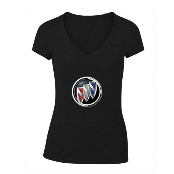 Women's Buick Motorsports Car V-Neck T-Shirt