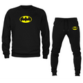 Men's DC Comics Batman Superhero Crewneck Sweatshirt Joggers Suit