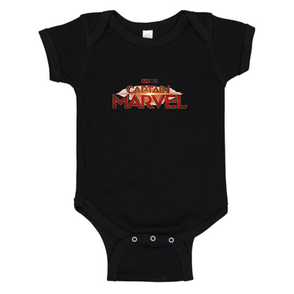 Captain Marvel Superhero  Baby Romper Onesie