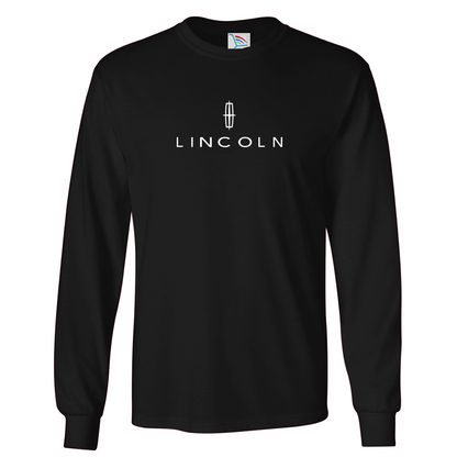 Youth Kids Lincoln Car Long Sleeve T-Shirt