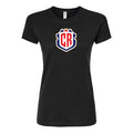 Women's Costa Rica National Soccer Team Round Neck T-Shirt
