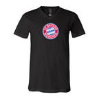 Men’s F.C. Bayern Munich Soccer - BELLA + CANVAS - Jersey V-Neck Tee - 3005