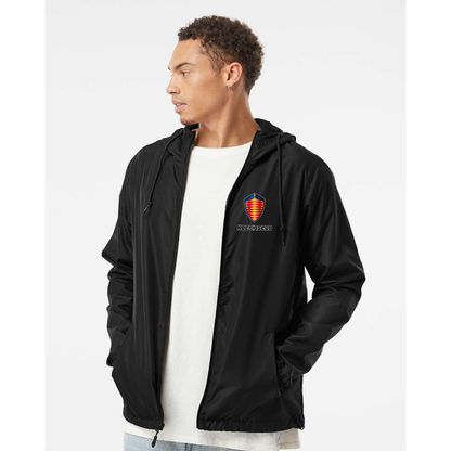 Men’s Koenigsegg Car - Independent Trading Co. - Lightweight Windbreaker Full-Zip Jacket - EXP54LWZ