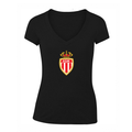 Women's AS Monaco FC V-Neck T-Shirt