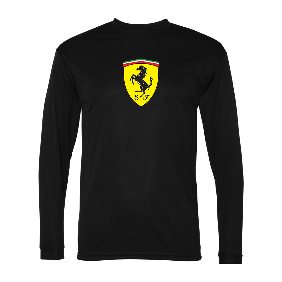 Men’s  Ferrari Motorsport Car - C2 Sport - Performance Long Sleeve T-Shirt - 5104