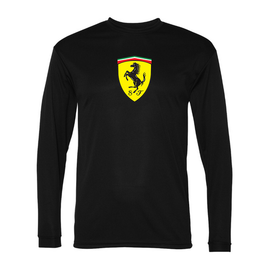 Men’s  Ferrari Motorsport Car - C2 Sport - Performance Long Sleeve T-Shirt - 5104