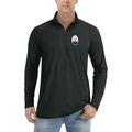 Men’s Maserati Car - Lightweight Quarter-Zip Athletic Shirt – Long Sleeve Polyester Wear