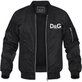 Men's Dolce and Gabbana Lightweight Bomber Jacket Windbreaker Softshell Varsity Jacket Coat