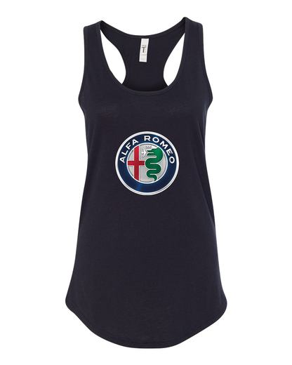 Women's Alfa Romeo Car Racerback Tank Top