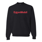 Men's Exxon Mobil Gas Station  Crewneck Sweatshirt