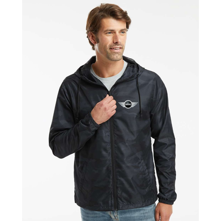 Men’s  Mini Cooper Car NEW - Independent Trading Co. - Lightweight Windbreaker Full-Zip Jacket - EXP54LWZ