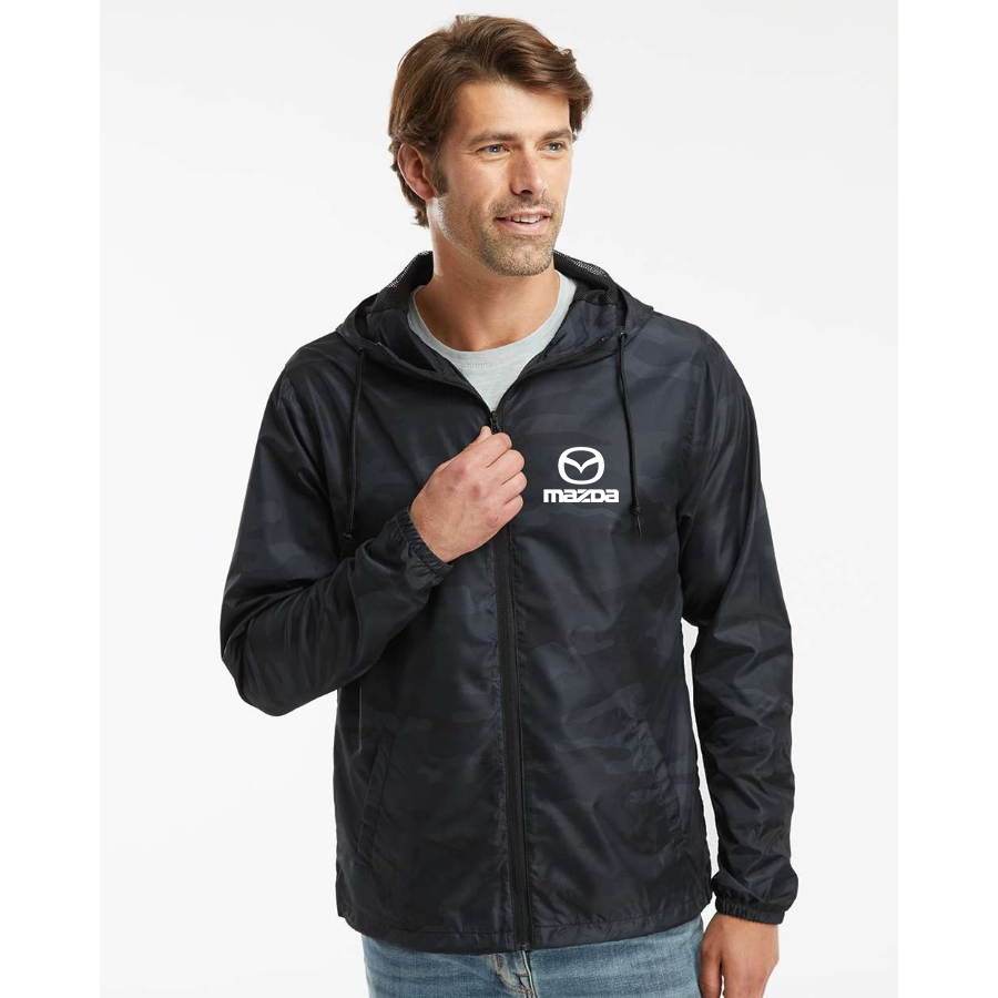 Men’s Mazda Car - Independent Trading Co. - Lightweight Windbreaker Full-Zip Jacket - EXP54LWZ