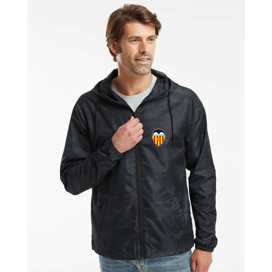 Men’s Valencia FC - Independent Trading Co. - Lightweight Windbreaker Full-Zip Jacket - EXP54LWZ