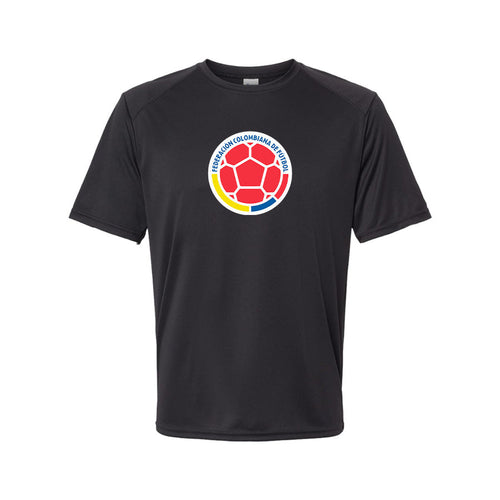 Youth Kids Colombia National Soccer Team Performance T-Shirt