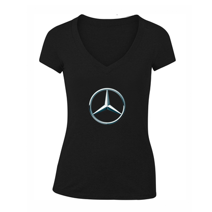 Women's Mercedes-Benz New Car V-Neck T-Shirt